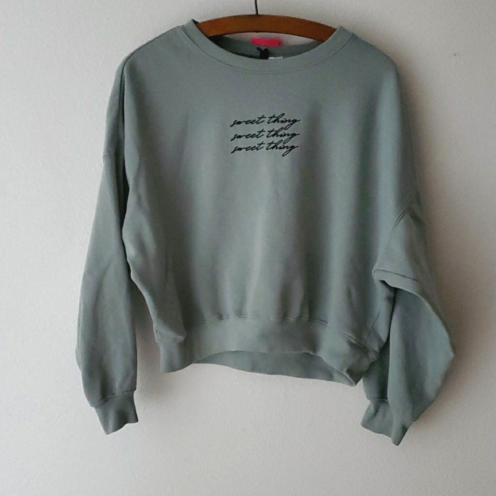 Crop sweatshirt